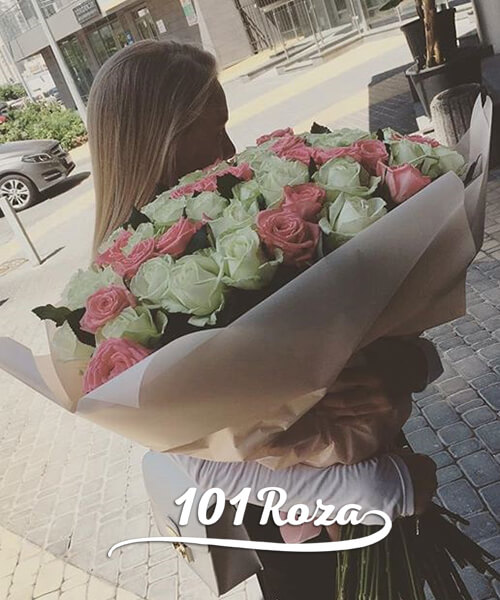 101 роза купить недорого с доставкой москва