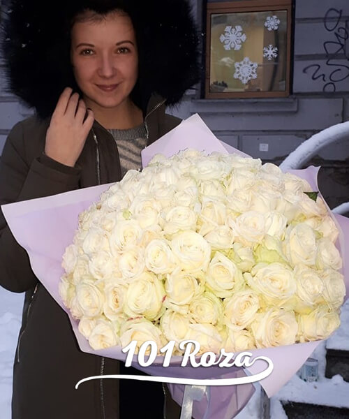 цветы с доставкой по москве 101 роза
