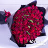 101 красная роза 40 см недорого